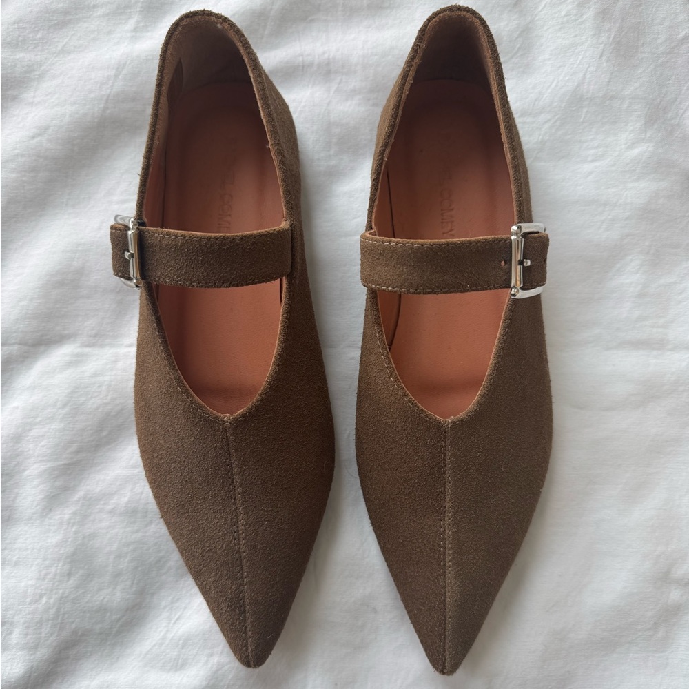 Rachel Comey Brown Suede Pointed Flats